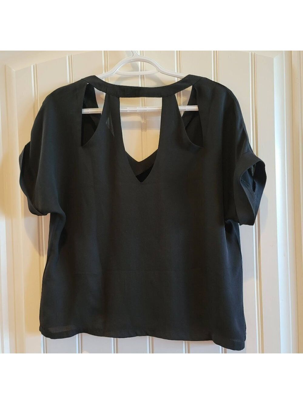 *4 for $25* Mark by Avon Black Short Sleeve blouse